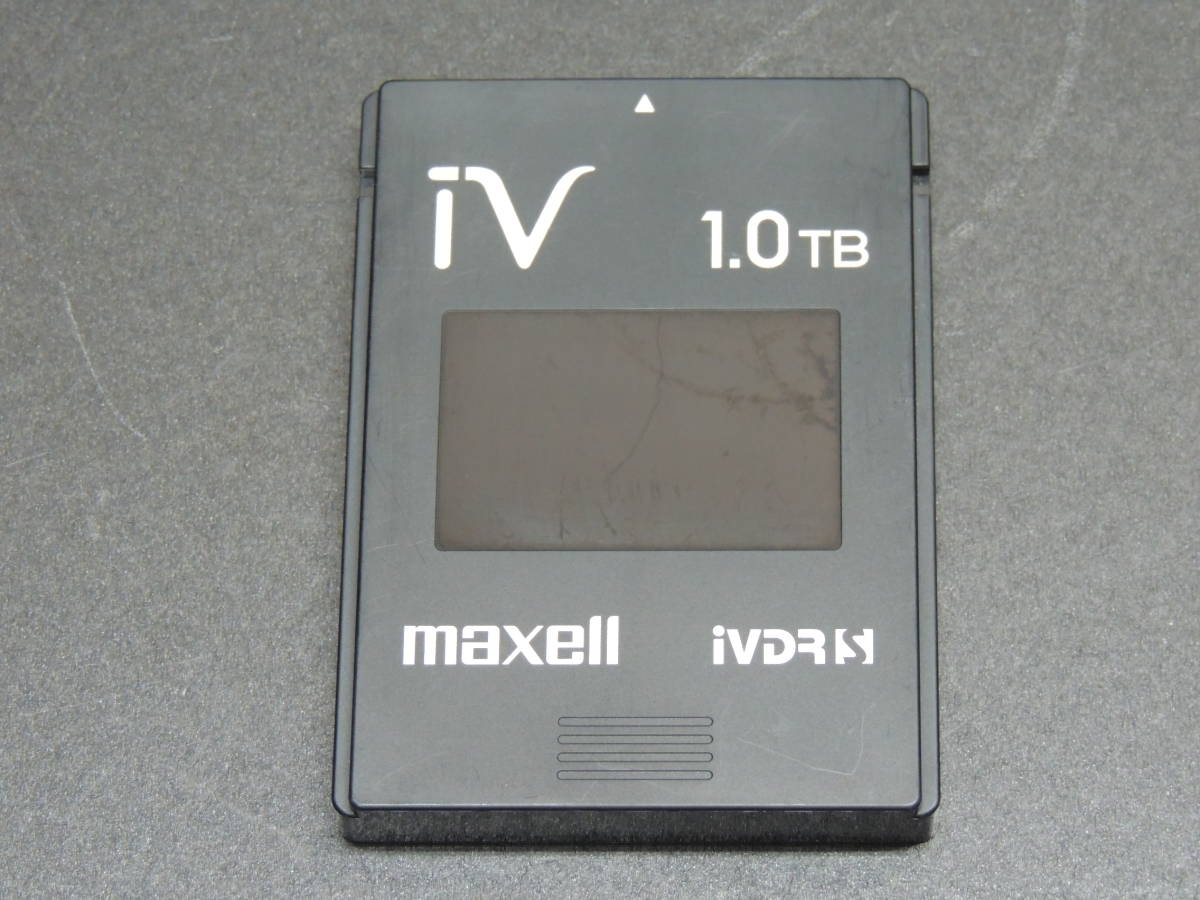 マクセル iVDR-S規格対応リムーバブル・ハードディスク 1.0TB(ブラック 