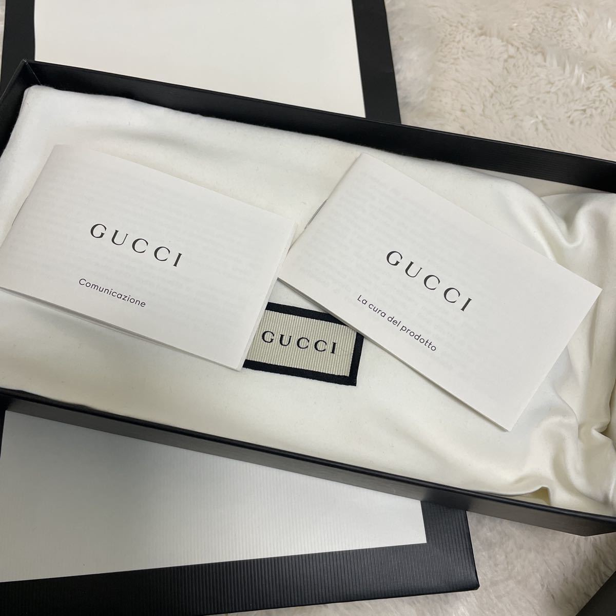 新品GUCCI 長財布　ホワイト　ダブルG柄 総柄