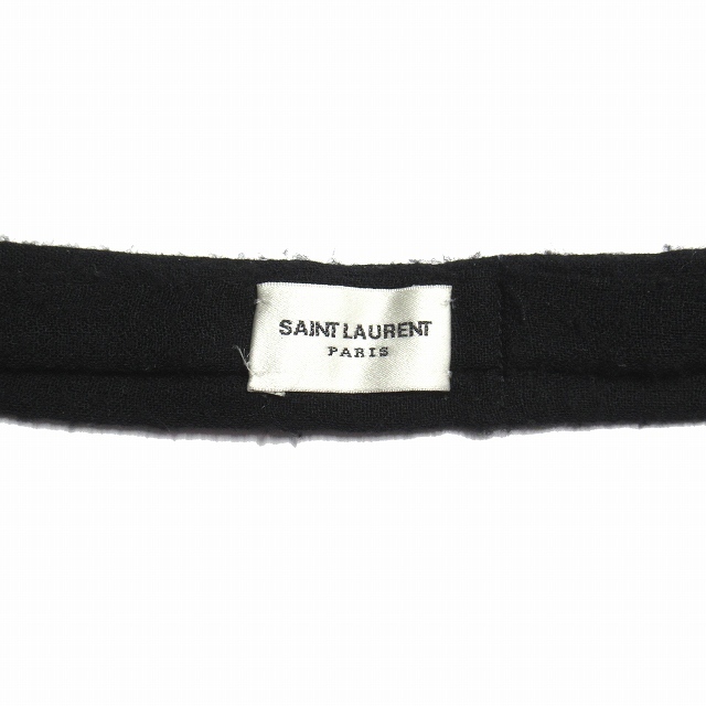 サンローラン パリ SAINT LAURENT PARIS ロゴ プレート ボウタイ