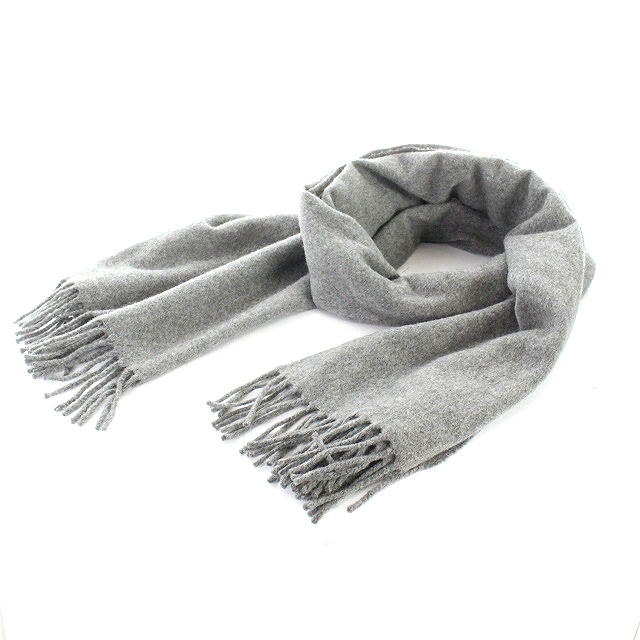 アクネ ストゥディオズ Acne Studios ストール フリンジ ウール グレー