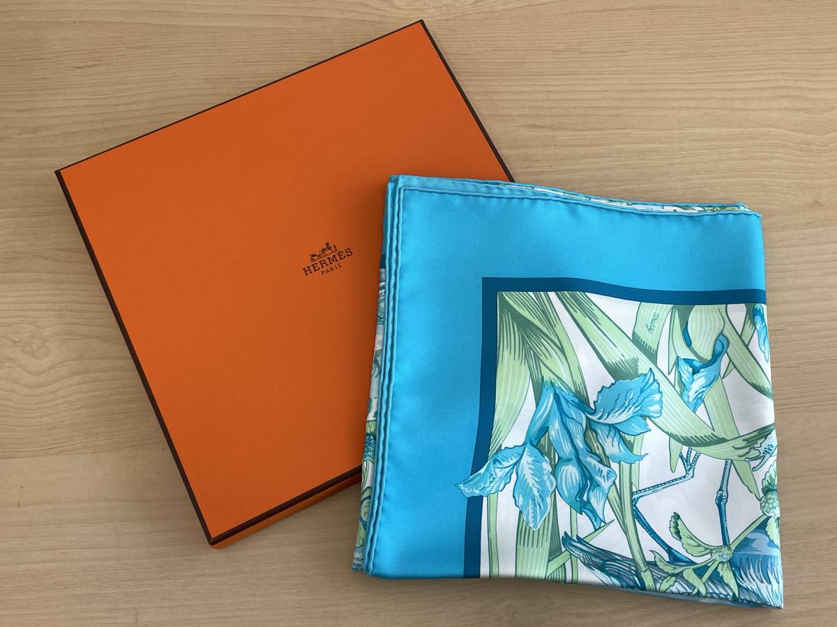 定番低価 Hermes 90 スカーフ 翡翠鳥の通販 by AK|エルメスならラクマ