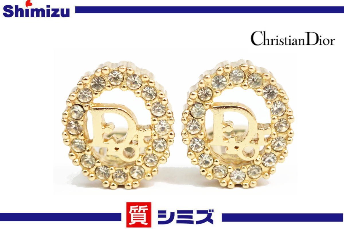 希少】片耳 Christian Dior イヤリング C ロゴ クリスチャン