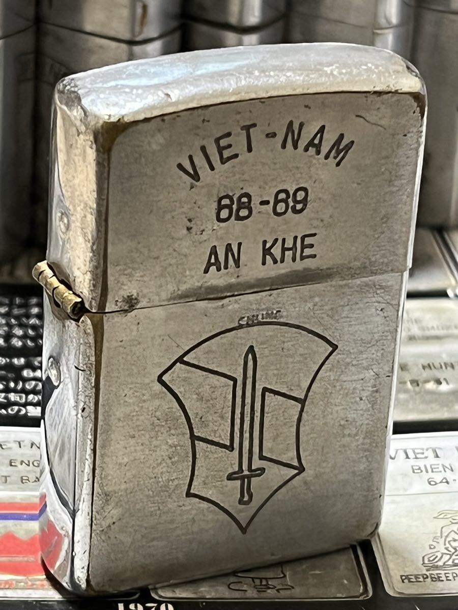 低価国産 ZIPPO 本物 1968年製ベトナムジッポー「在ベトナム第1野戦軍」の通販 by t-ishi's shop｜ジッポーならラクマ 