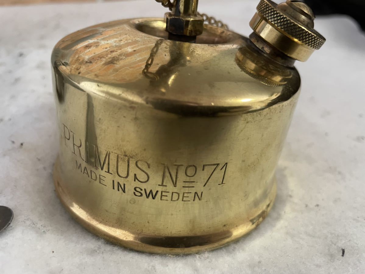 ☆希少品☆PRIMUS No.71☆プリムス ストーブ バーナー スウェーデン製
