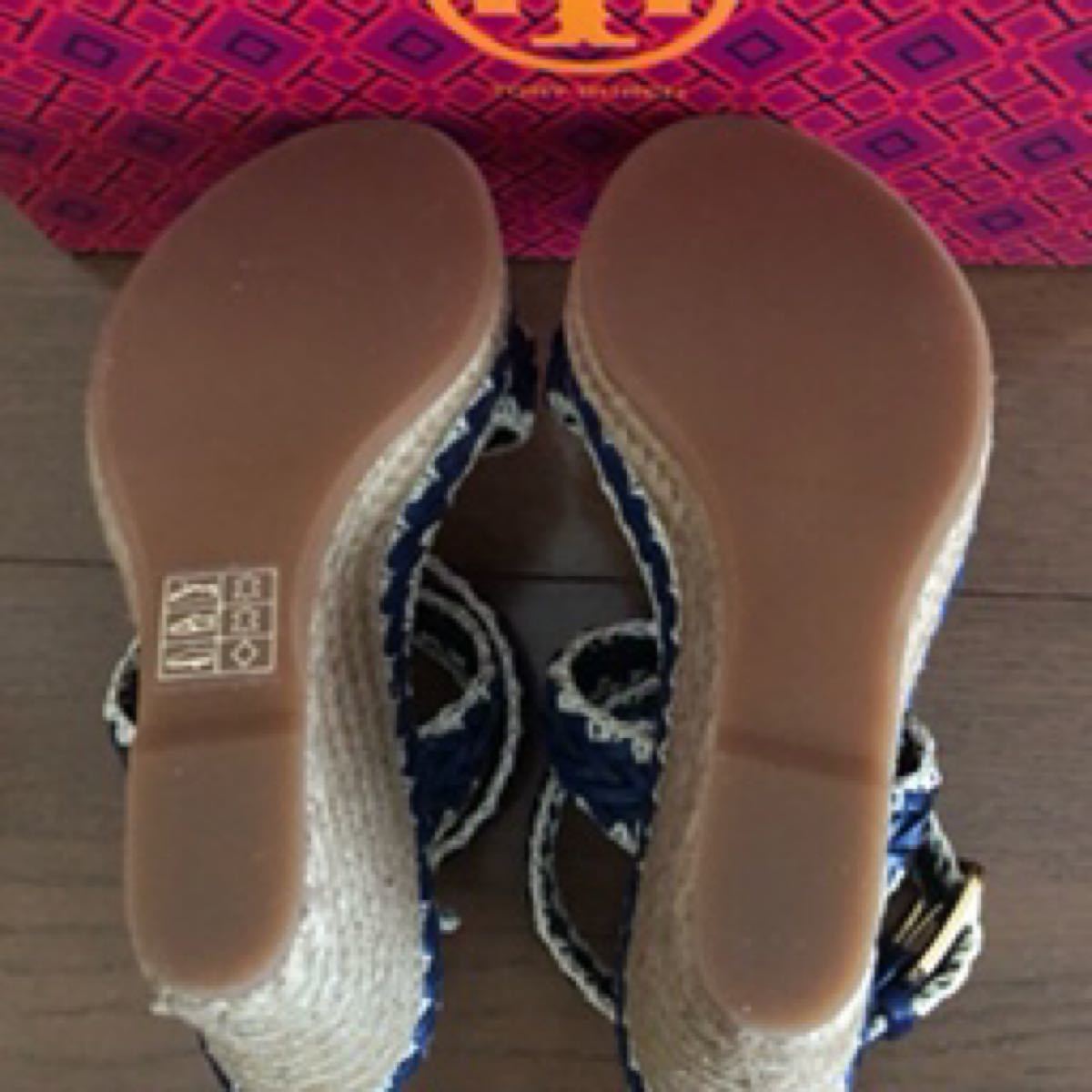 【未使用】TORY BURCH トリーバーチ　ウェッジソールサンダル