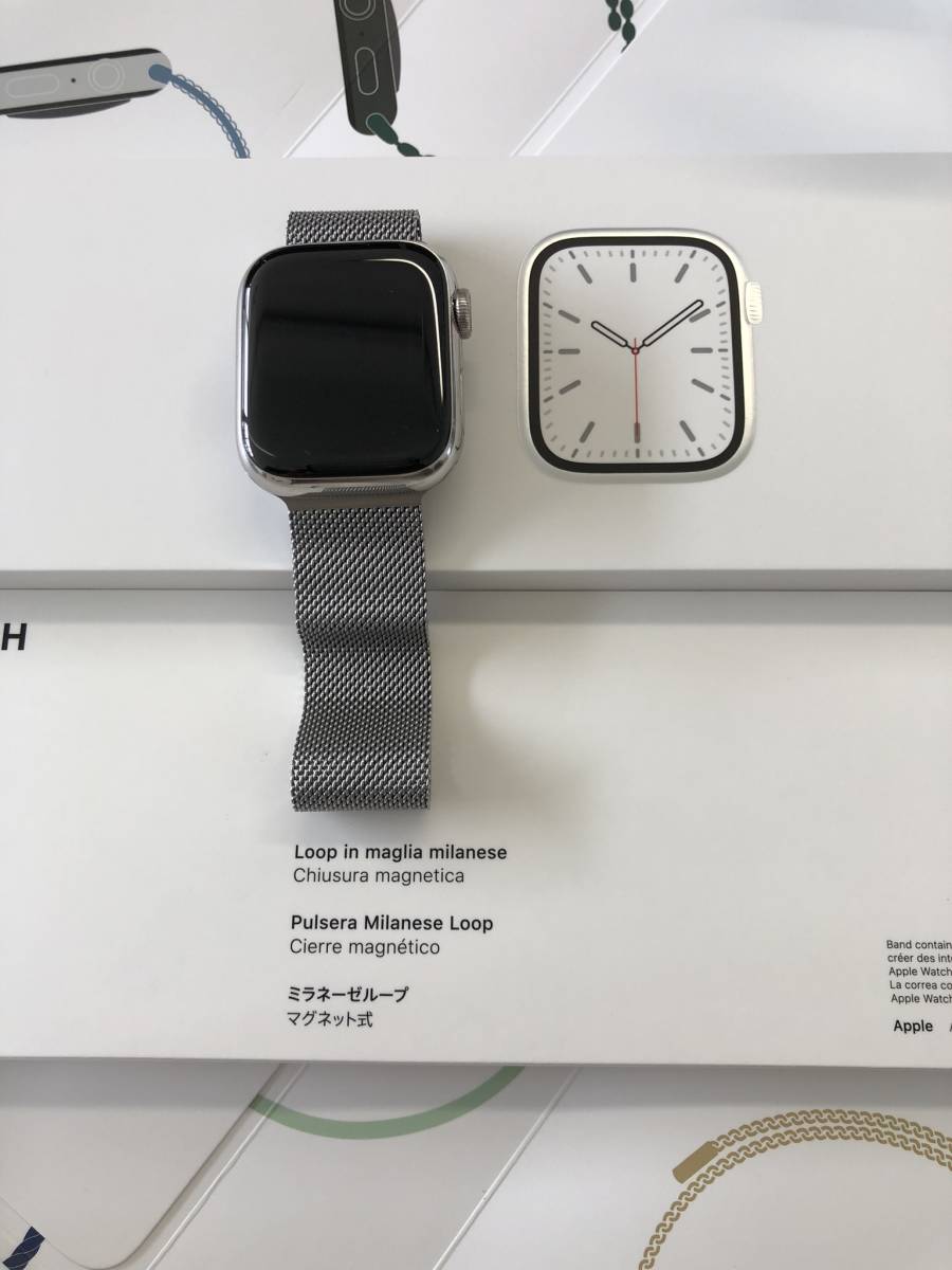 Apple Watch Series 7 ステンレススチールケース 新品未使用 訳アリ_画像1