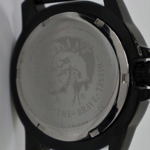 H149 [人気] DIESEL ディーゼル 腕時計 DZ-1772 ブラック ウォッチ クォーツ | G★_画像3