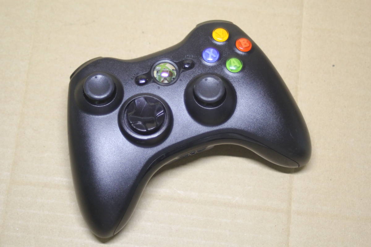 Xbox360 ワイヤレスコントローラー まとめて2個セット ブラック/シルバー マイクロソフト純正 /動作品　
