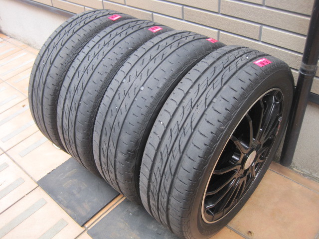 ★中古タイヤホイールセット★軽自動車用サイズ★165/55/R15★4本セット★Lehrmeistar★レアマイスター★_左奥から右前・右後・左後・左前