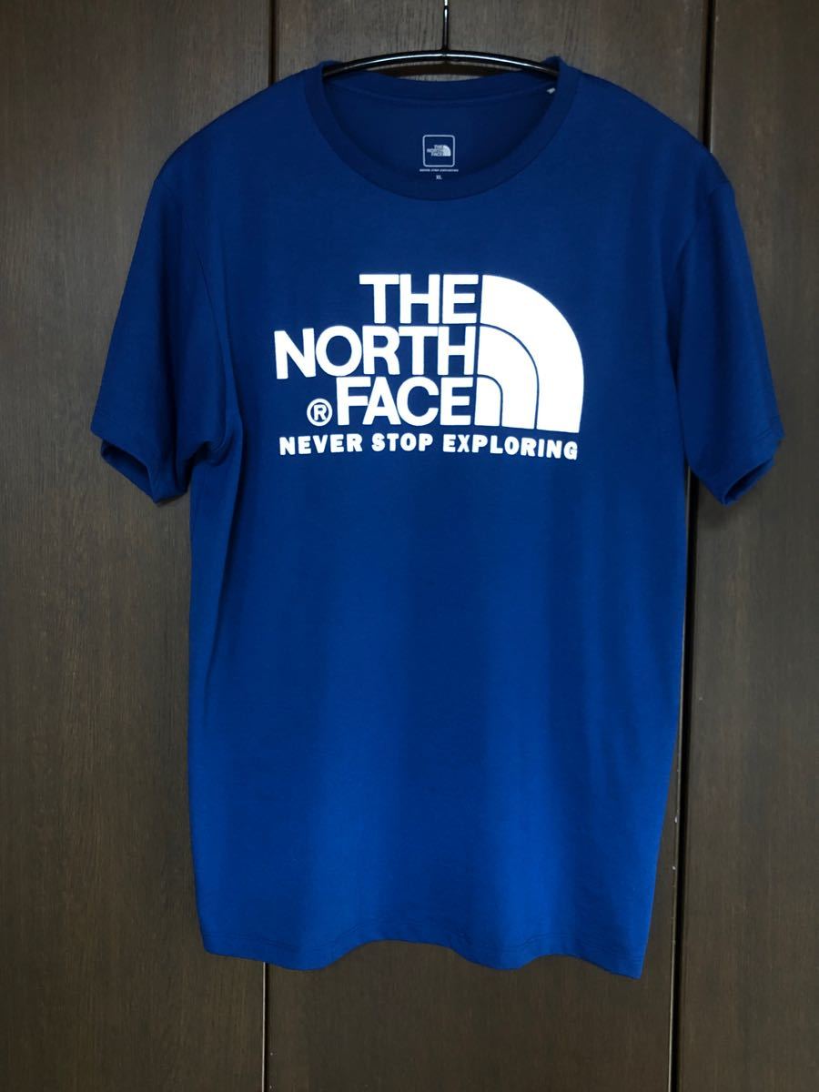 THE NORTH FACE ザ ノース フェイス クルーネック 半袖Tシャツ カットソー ブルー系 メンズ 