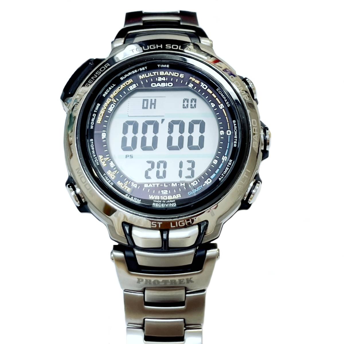 電波時計】 CASIO PRO TREK PRX-2000T-7JF トリプルセンサー プロ
