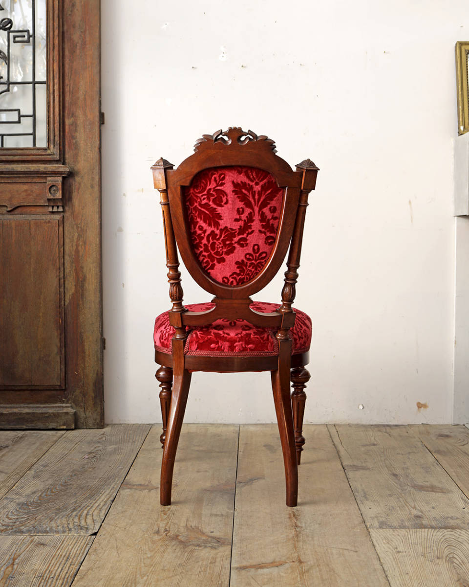 jf02214b 仏国*フランスアンティーク*家具 ヴィクトリアンチェア jf02214b 仏国*フランスアンティーク*家具 ヴィクトリアンチェア