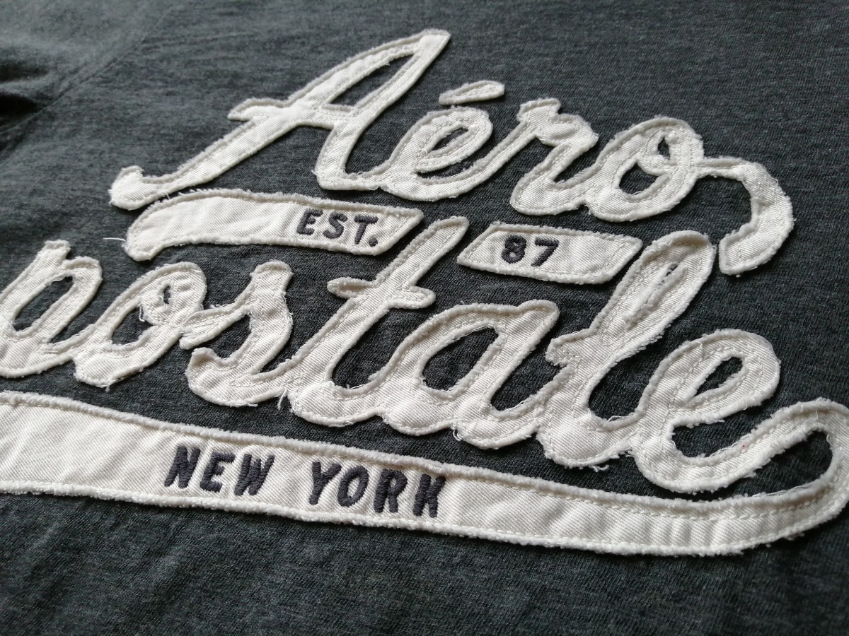 Aeropostale◇エアロポステール 半袖Tシャツ S グレー