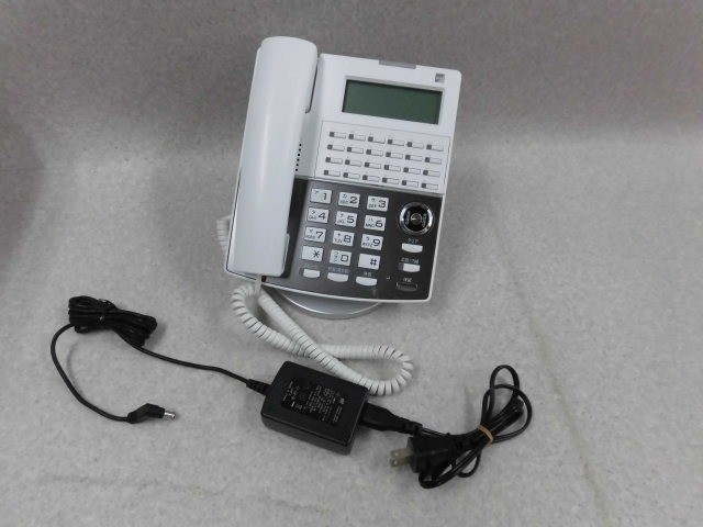 【中古】【アダプタ付】NP330(W)(SA) SAXA/サクサ IP NetPhone SXII IP電話機【ビジネスホン 業務用 電話機 本体】