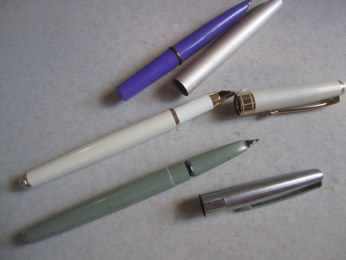 ジャンク部品取り ボールペン 万年筆 広告入り古い鉛筆 鉄筆 最大43 