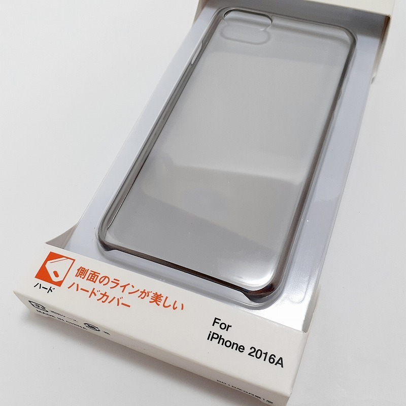iPhone 7 8 SE2 兼用 ハードカバー スマホケース ブラック サイドライン 新品_画像7