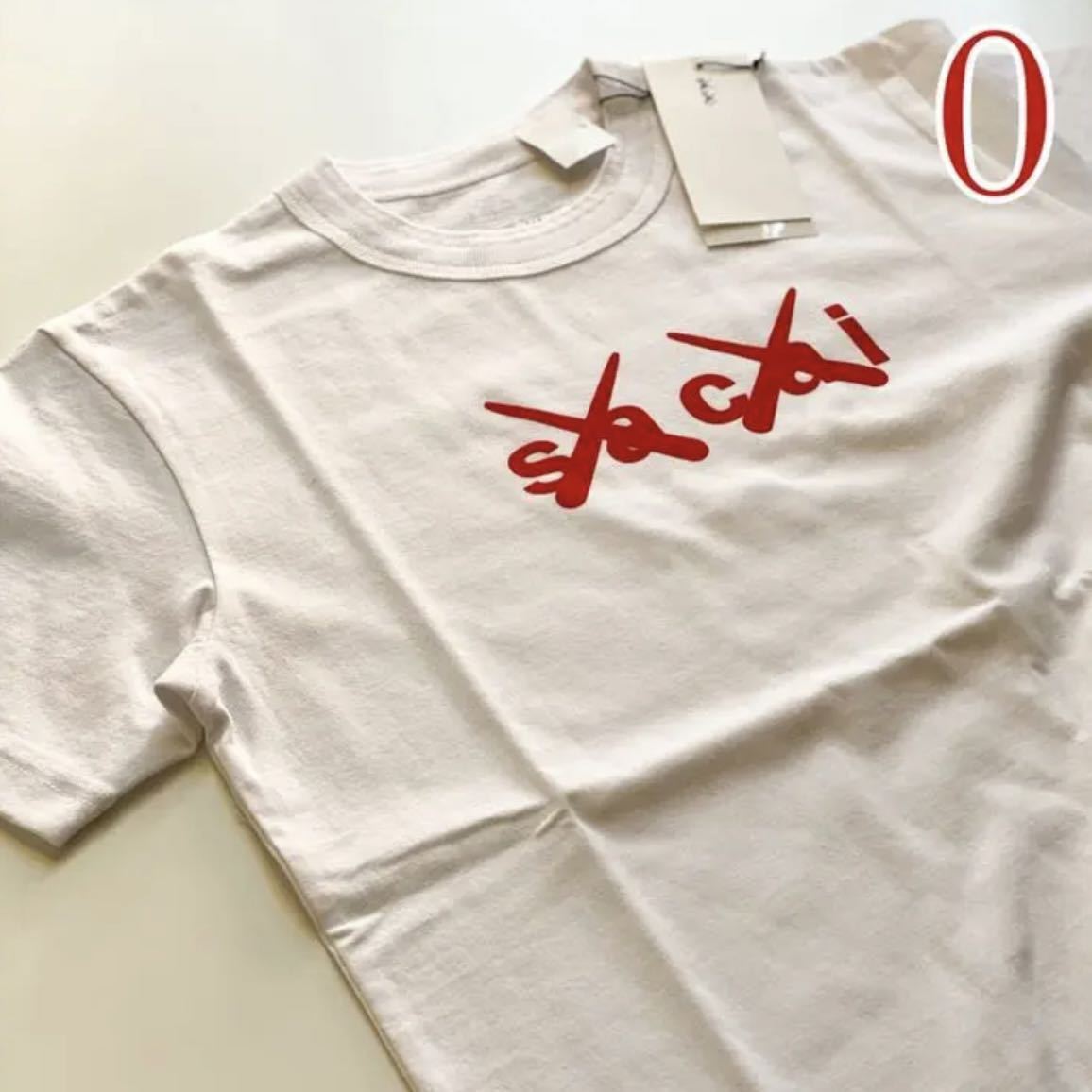 【即完売 0 XS】sacai x KAWS Flock Print T-Shirt tee supreme nike human made サカイ カウズ Tシャツ