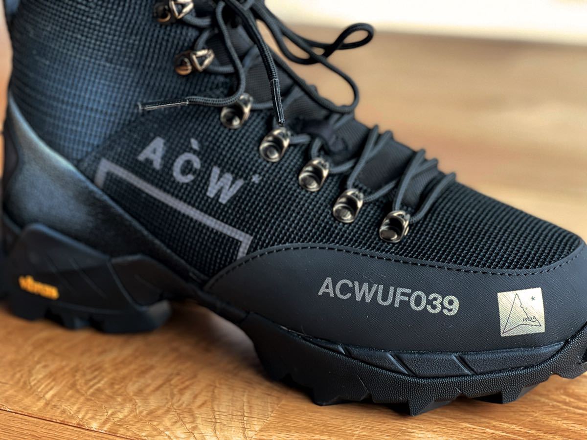 新品】A-COLD-WALL* x ROA HIKING ANDREAS BLACK 42 US9 26.5cm A COLD