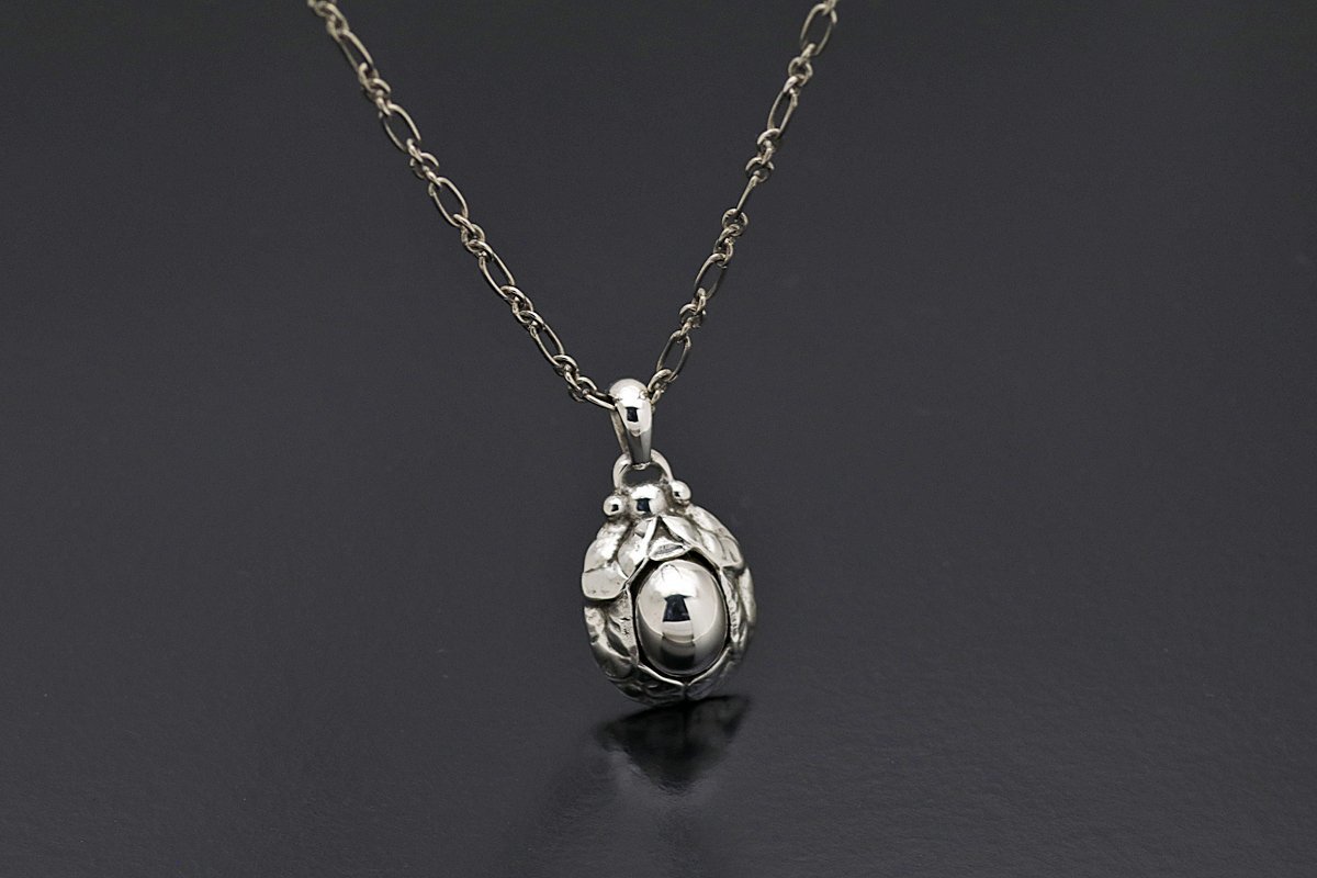 超美品 GEORG JENSEN ジョージジェンセン イヤーペンダント ネックレス