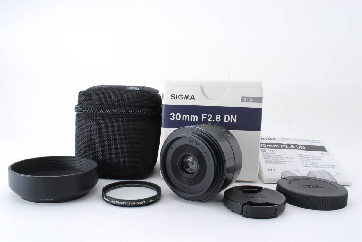 美品SIGMA単焦点Art 30mm F2.8 DN ブラック ソニーEマウント