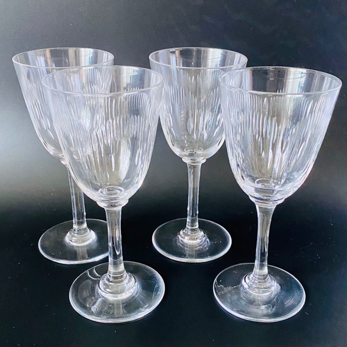 オールドバカラ】Baccarat ワイングラス モリエール 4客