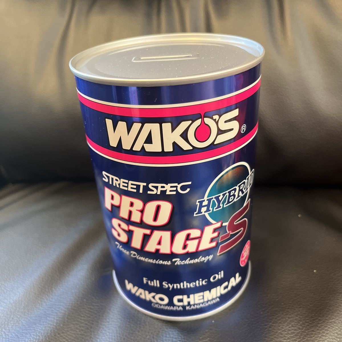  new goods unused goods WAKOS Waco's. oil can 1 can savings box pail can PROSTAGE-S HYBRID WAKO CHEMICAL garage interior small articles .