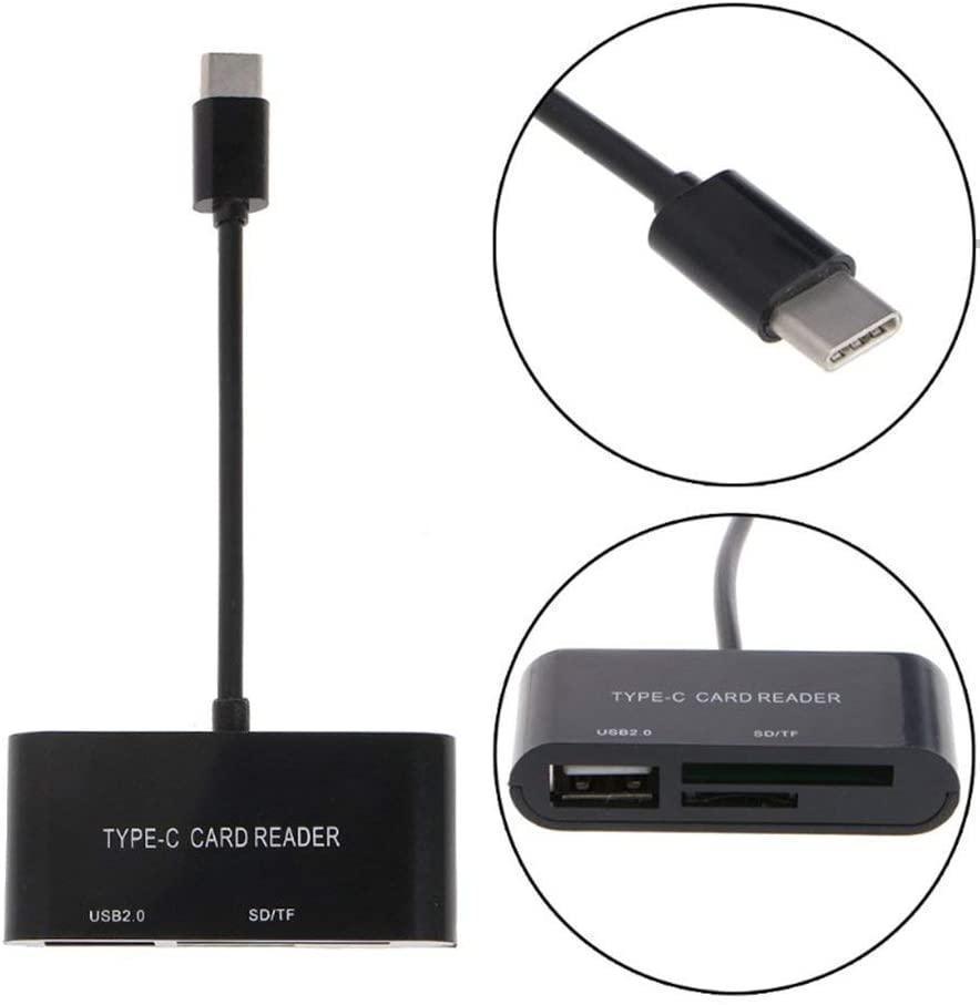 変換アダプター タイプc SDカードリーダー & USB Android Mac
