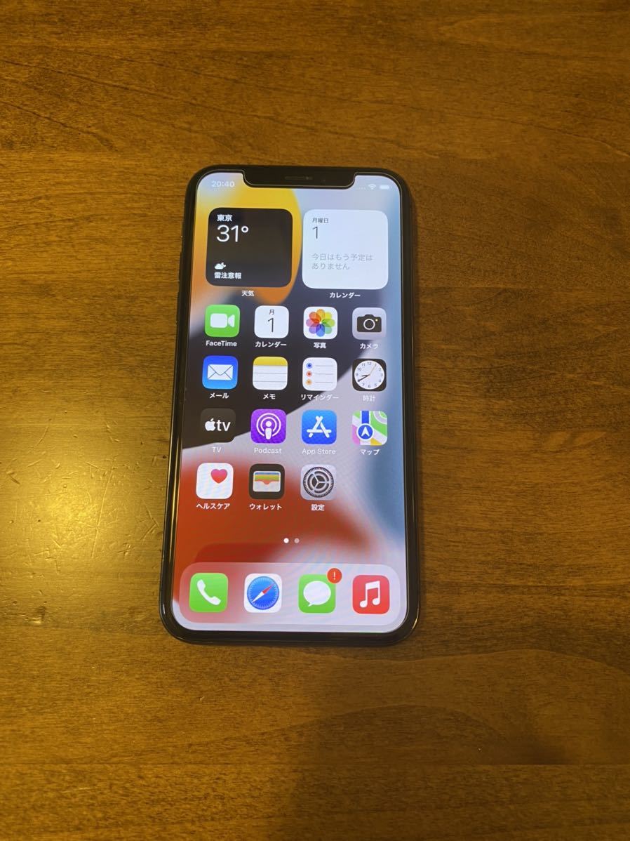 iPhone X Space Gray 64GB SIMフリー_画像1