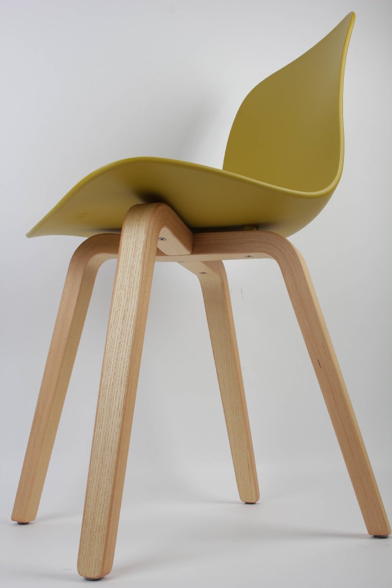 MAGIS SUBSTANCE WOOD LEGS イス マスタード ナチュラル アームレス