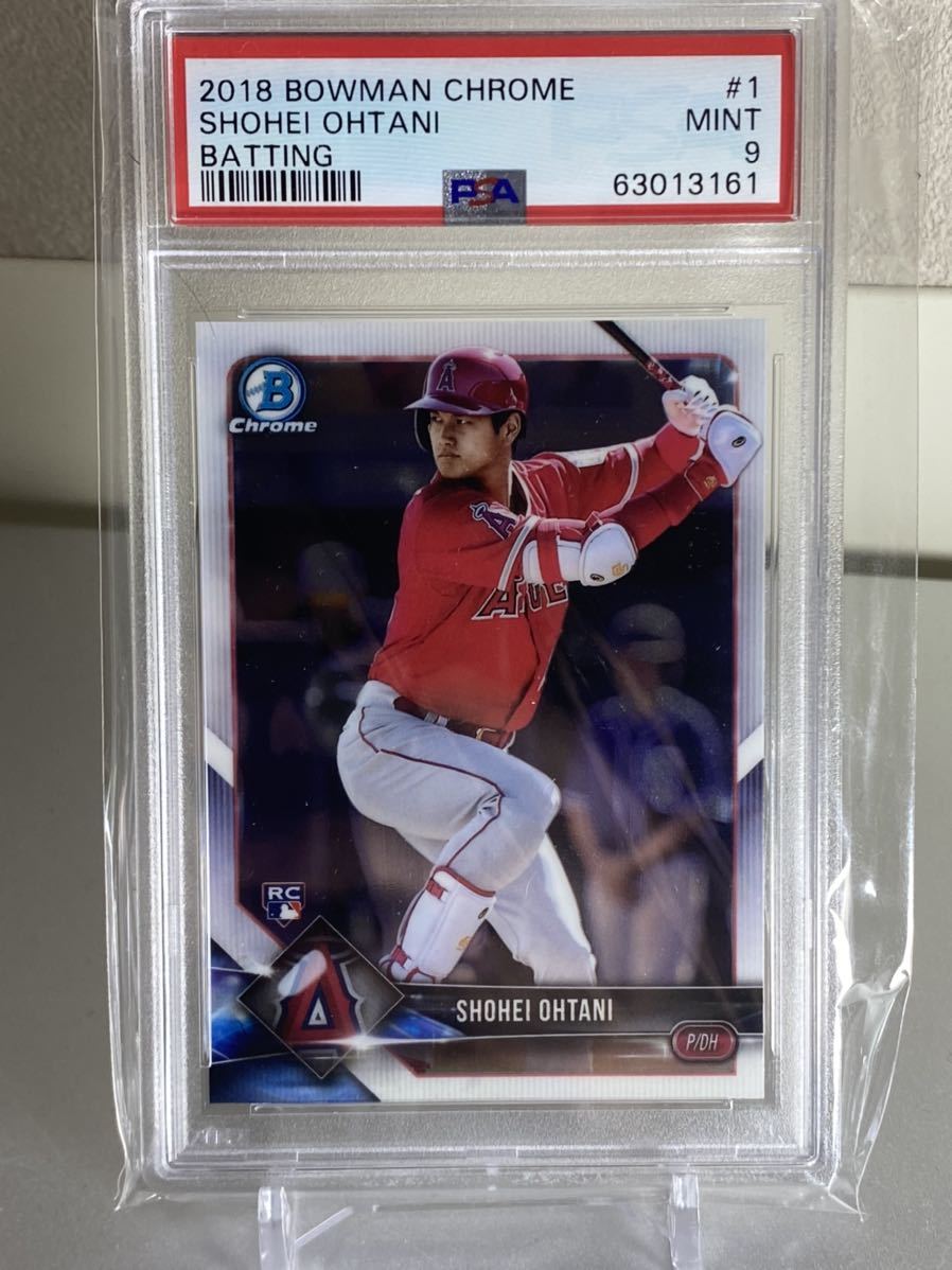 2018 BOWMAN CHROME 大谷翔平 ルーキーカード PSA9 RC | justinmychals.com