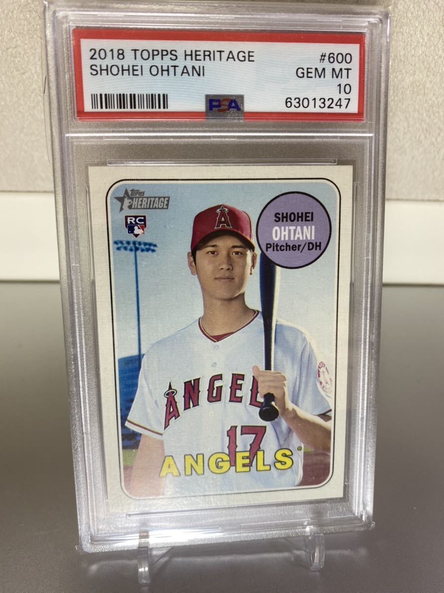 PSA10!】大谷翔平 Topps Heritage 2018 ルーキーカード Topps Shohei