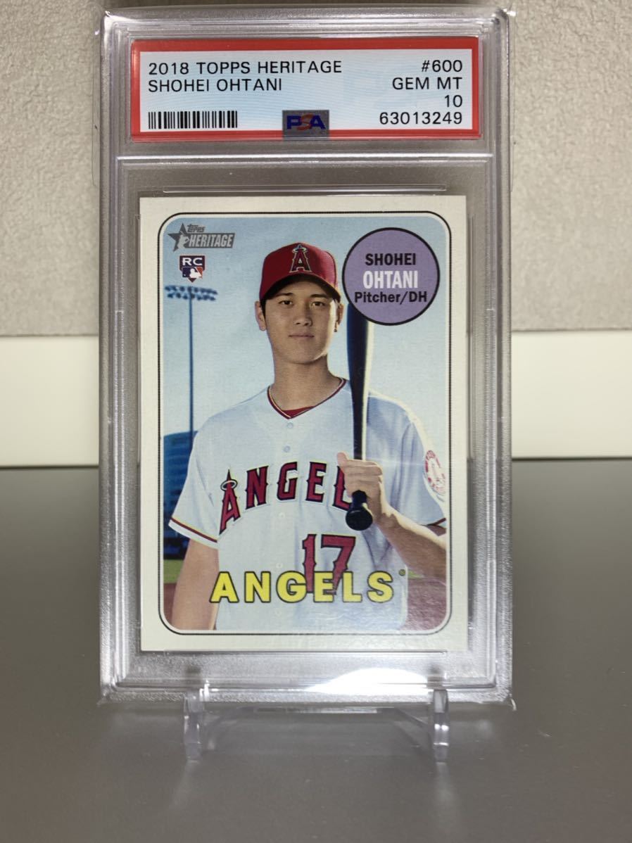 PSA10】大谷翔平 Topps Heritage 2018 ルーキーカード Topps Shohei