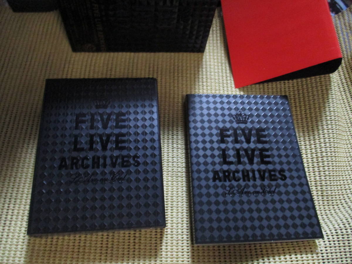  FIVE LIVE ARCHIVES L'Arc～en～Ciel ラルクアンシエル DVDBOX _画像2