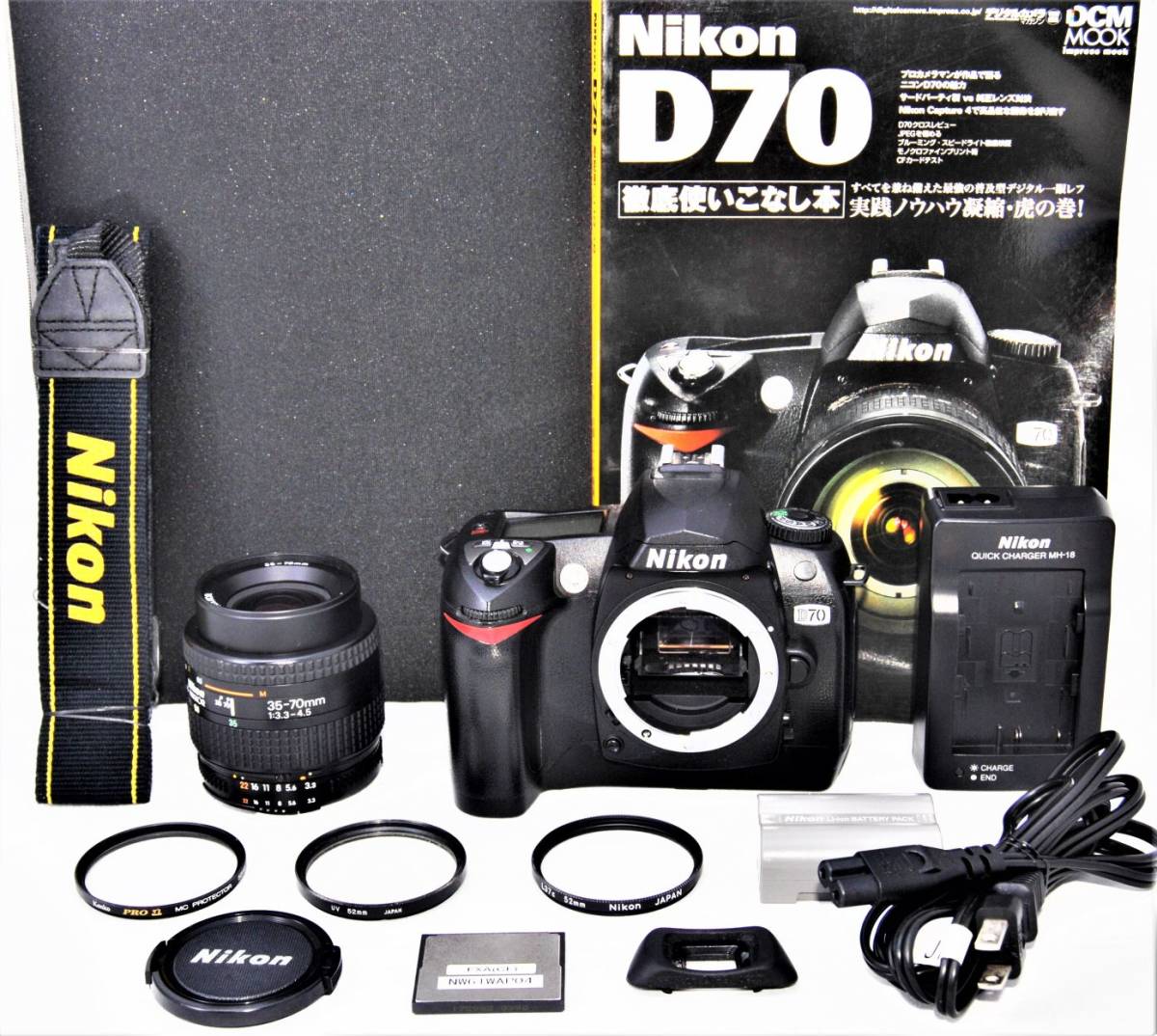 値頃 Wi-Fiで携帯へ Nikon ニコン D70 ダブル レンズセット 一眼入門機
