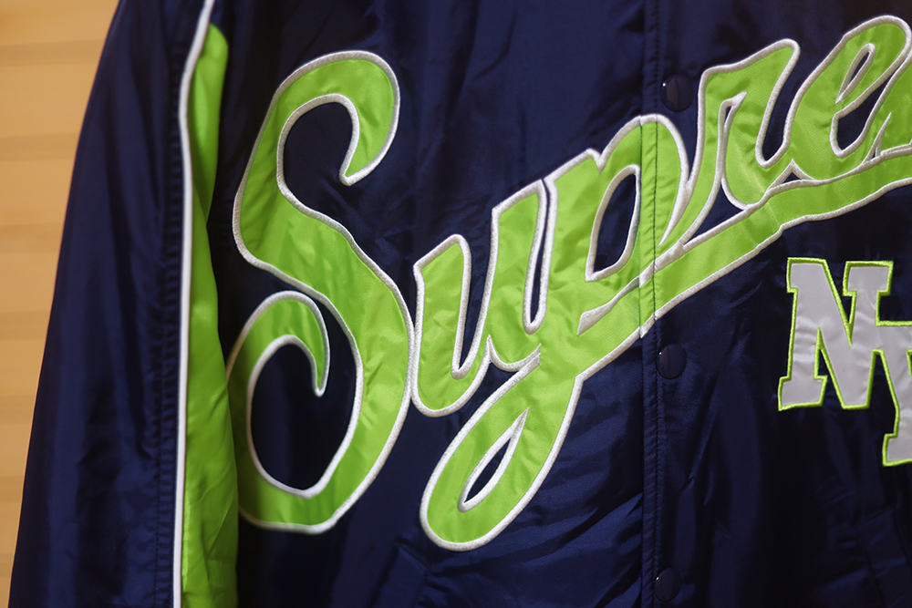 Supreme Contrast Script Varsity Jacket/S | maxcerdo.cl