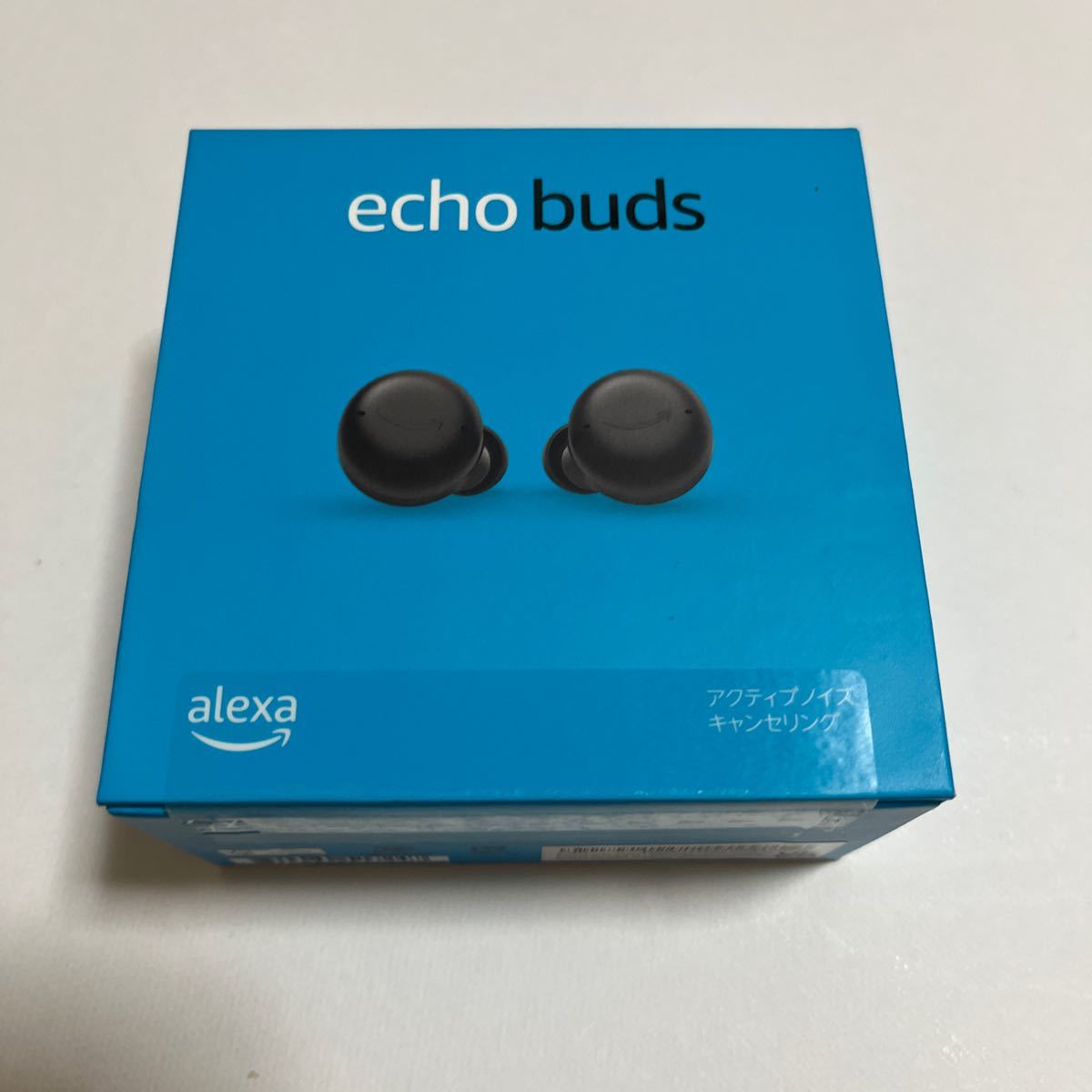 Echo Buds (エコーバッズ) 第2世代 アクティブノイズキャンセリング ワイヤレスイヤホン ブラック 新品 
