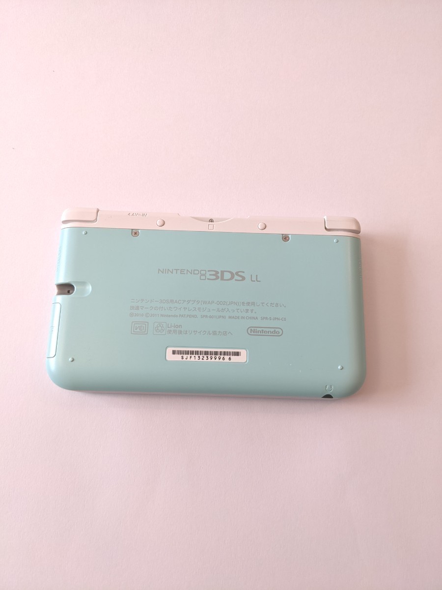 ニンテンドー3DS LL ミント×ホワイト 本体