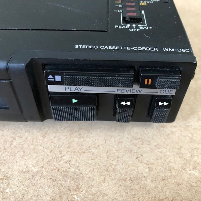 ☆録再対応機 動作品☆ SONY Walkman Professional WM-D6C 専用革製