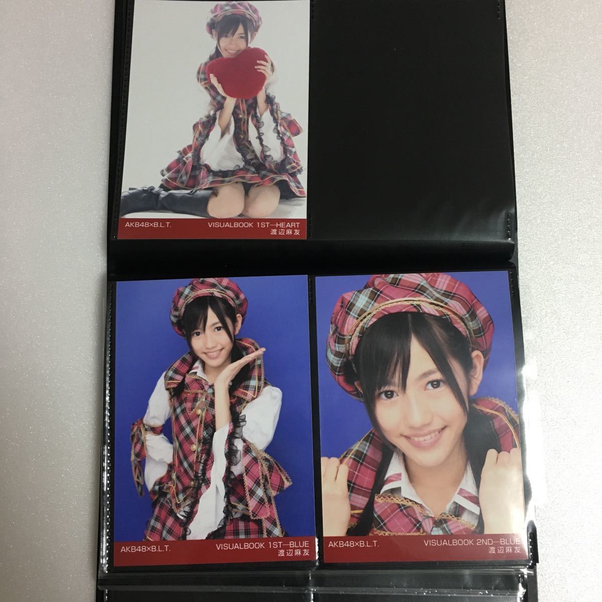 輝い 渡辺麻友 生写真AKB48×B.L.T.2008 タレントグッズブラウン系-WWW