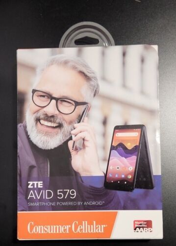 ZTE Avid 579 Smartphone, Black 32GB, New sealed 海外 即決