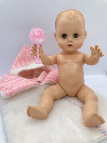 Vintage Ginny Baby Doll by Vogue with Vogue Jacket/Bunting. Drink Wet Sleep Eyes 海外 即決 - 0