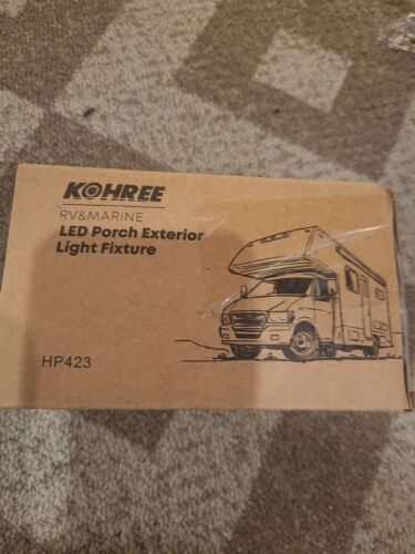 Kohree RV & Marine LED Porch Exterior Light Fixture 12V 4000-4500K Natural White 海外 即決