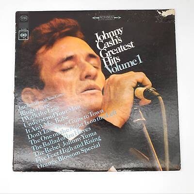 Johnny Cash グレイテスト・ヒッツ Volume 1 LP Record Columbia 1967インチ CS 947インチ8 海外 即決