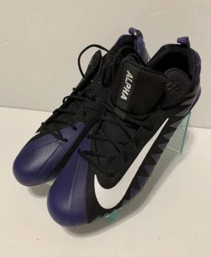 ナイキ Alpha Menace Pro Low Men's フットボール Cleats Purple/ブラック 34cm(US16) 922804-015 海外 即決