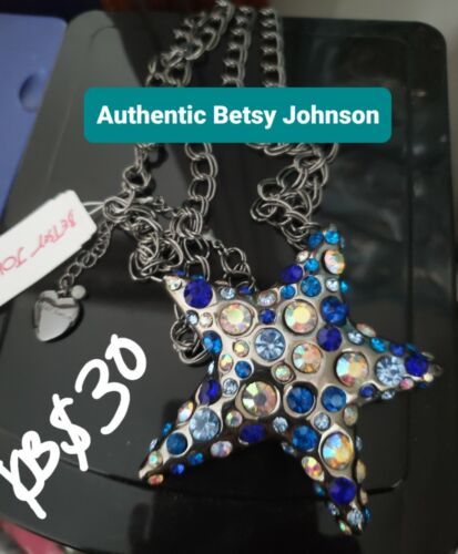 Authentic Betsey Johnson Starfish Necklace 海外 即決