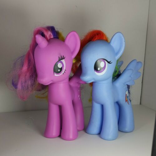 My Little Pony Rainbow Dash and twilight sparkle 8 inch Figure lot brushable 海外 即決