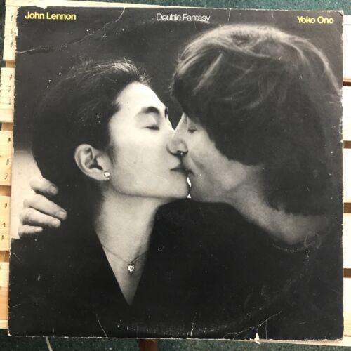 Double Fantasy - John Lennon with Yoko Ono? VG condition with lyrics insert. 海外 即決