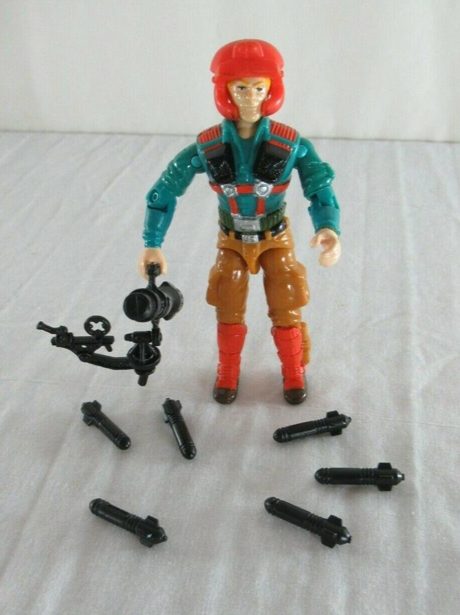 GI Joe Downtown Mortar Man Action Figure Hasbro 1989 Vintage 海外 即決