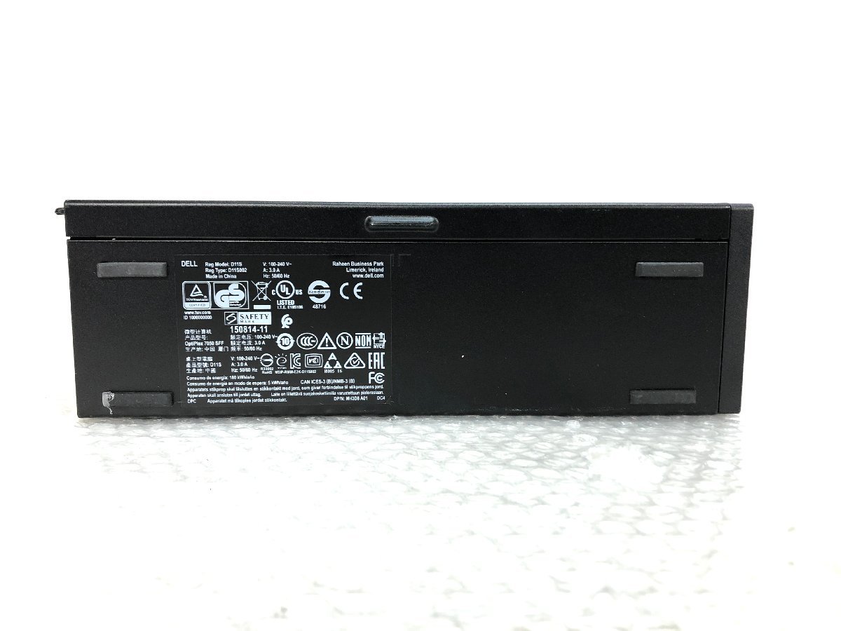 DELL】Optiplex 7050 SFF Core i7-7700 3.60GHz メモリ16GB HDD500GB
