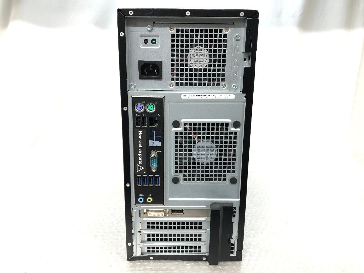 【DELL】Precision Tower 3620 Xeon E3-1270v5 3.60GHz 32GB SSD1TB+HDD2TB NVMe DVD-MULTI QuadroK620 Windows10Pro 中古デスクトップPC_画像2